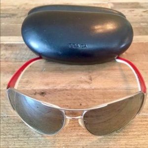 Prada aviator style sunglasses